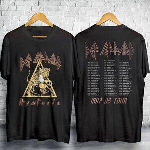 Def Leppard Hysteria 1987 Tour Shirt – Vintage Rock Band Tee – Retro 17
